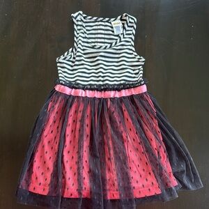 Harajuku Lovers Striped and Polka Dot Dress